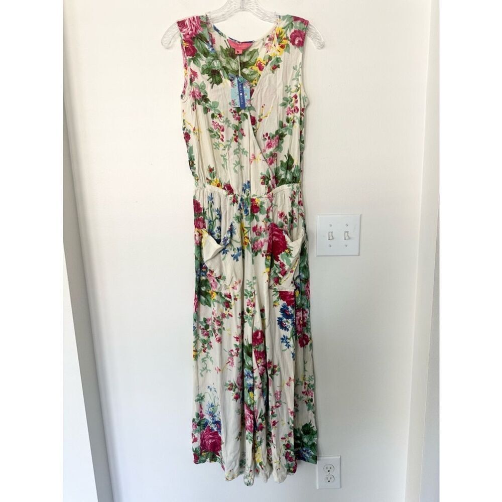 April Cornell Floral Wide Leg Jumpsuit XXS